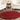 Maroon Handcrafted Round Solid Microfiber Plush Anti Skid Shaggy Carpet