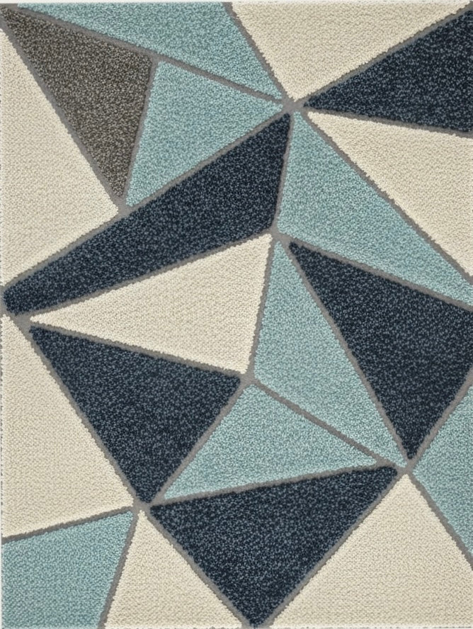 Navy Blue Microfiber Super Soft Anti Skid Shaggy Carpet