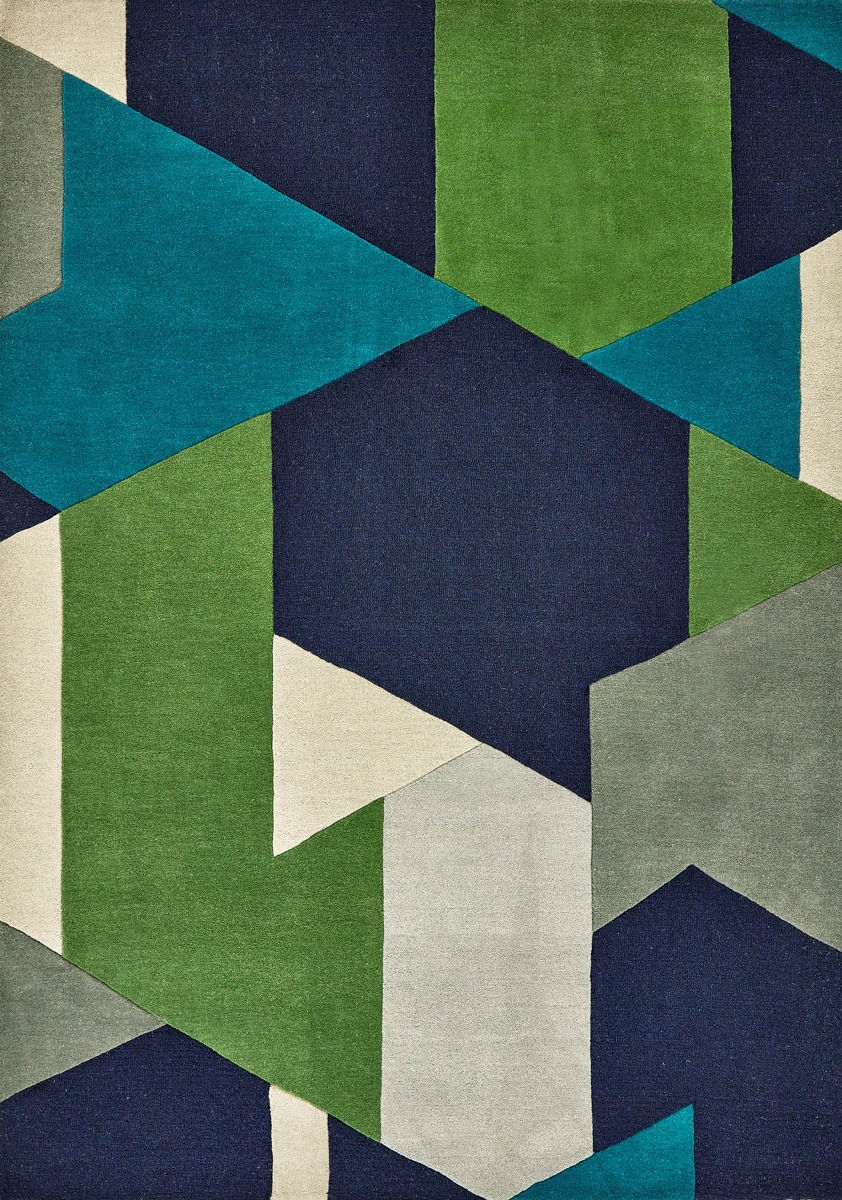 Multicolor Designer Hand Tufted Wool Designer Carpet