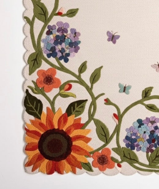 Sunflower Hand Tufted New Zealand Wool Rug