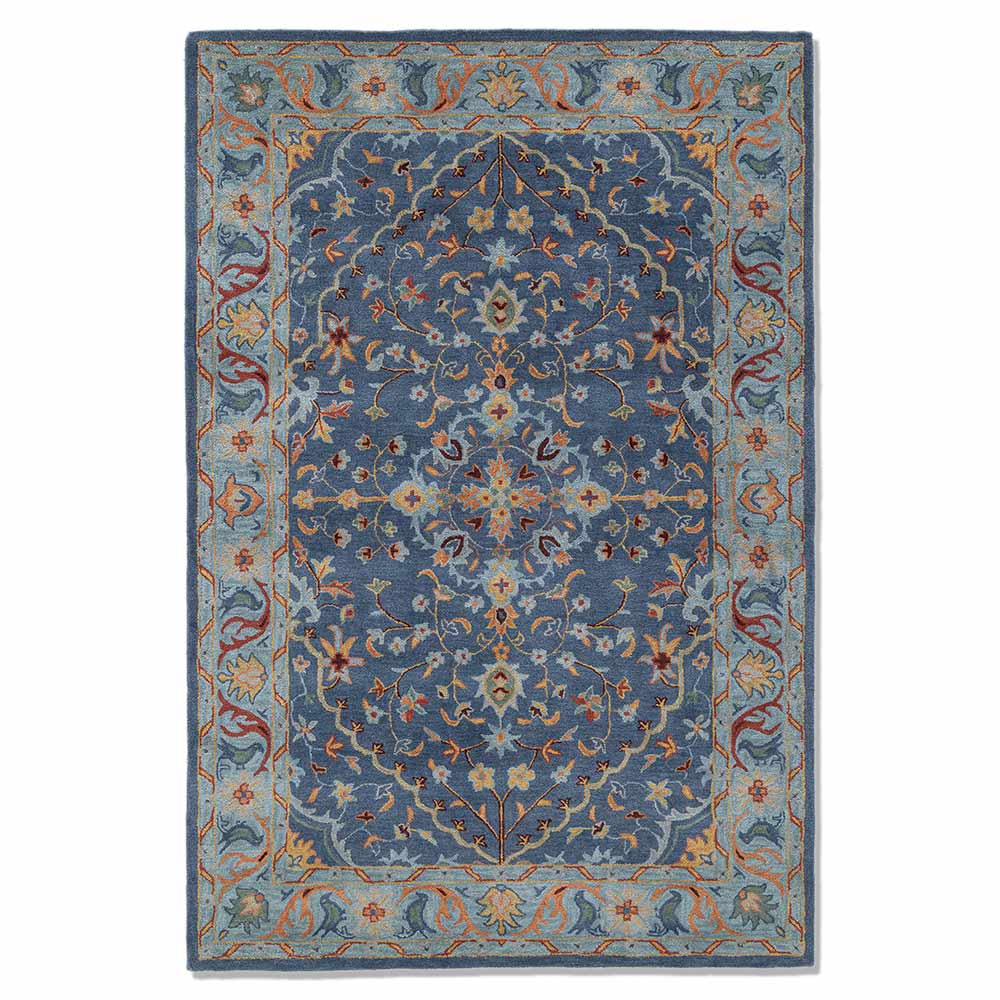 Anuradh Blue Hand Tufted Woolen Rug