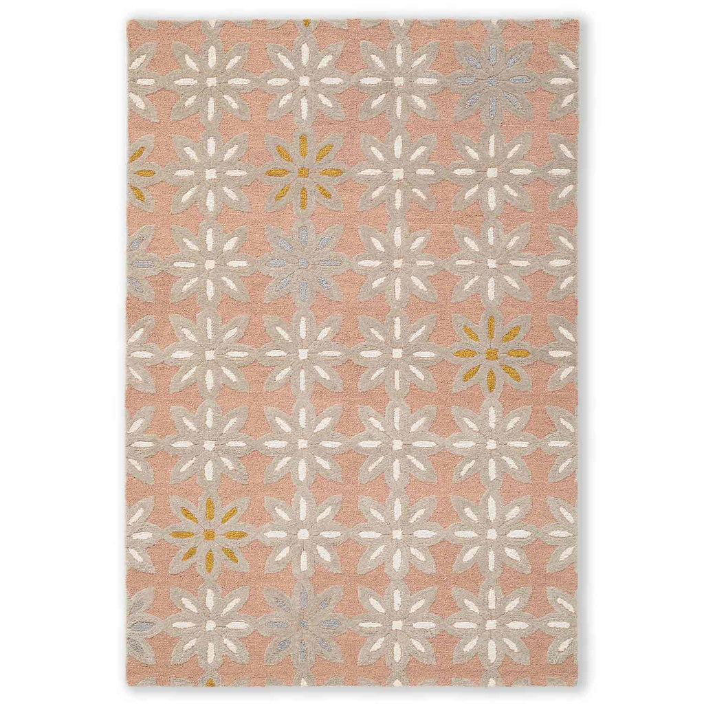 Freya Orange Hand Tufted Woolen Rug