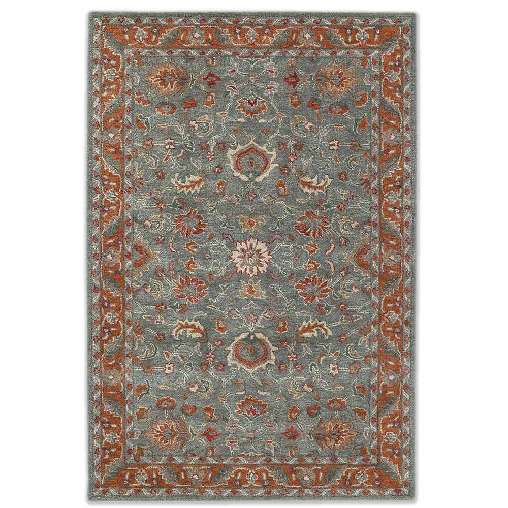 Heriz-F Grey Hand Tufted Woolen Rug