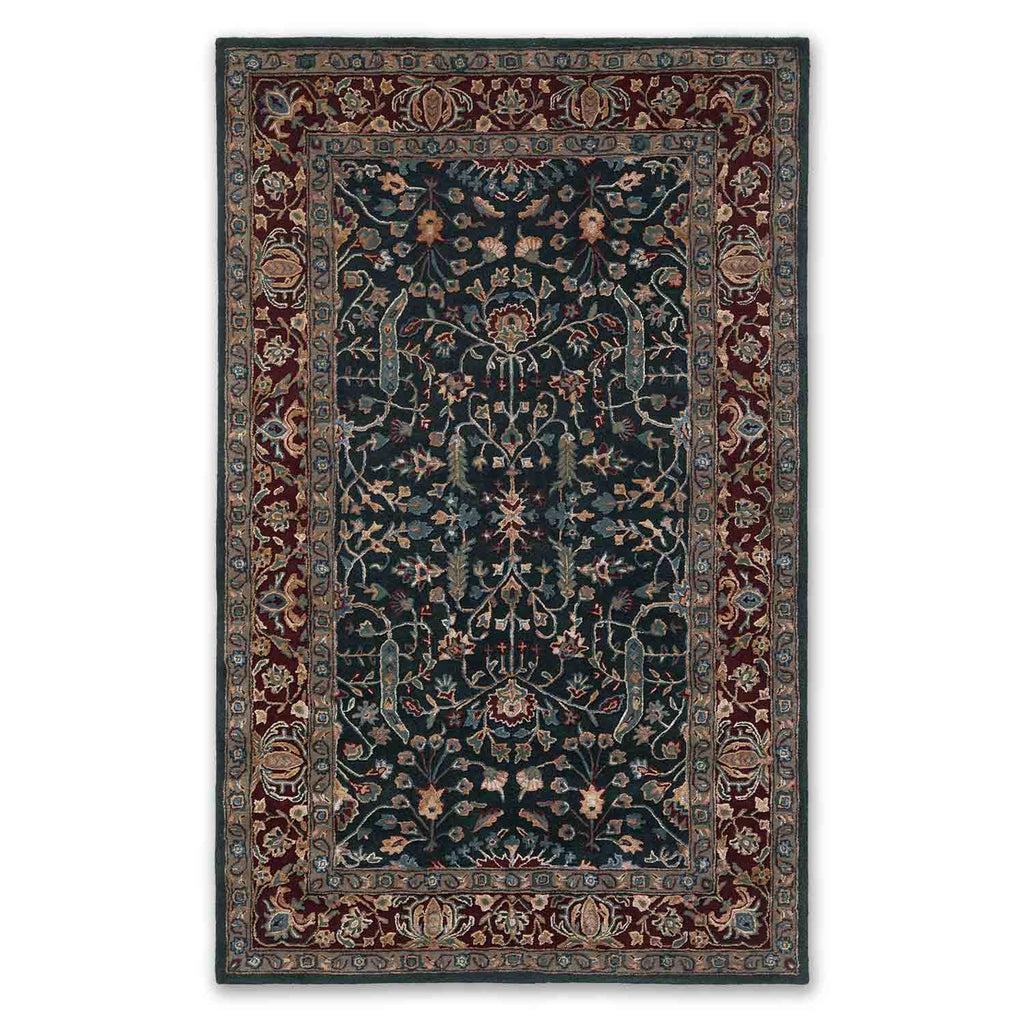 Mahim Green Hand Tufted Woolen Rug