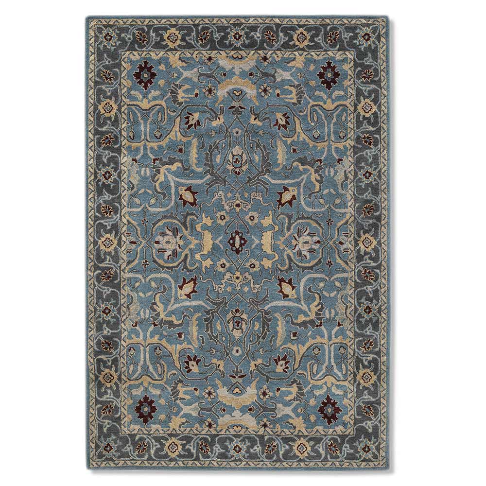 Eternity Blue Hand Tufted Woolen Rug