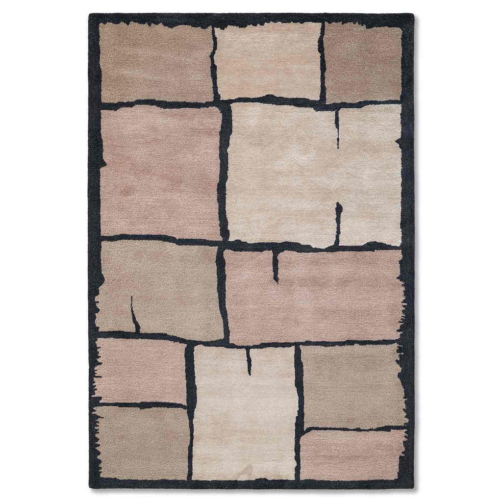 Silo Brown Hand Tufted Woolen Rug