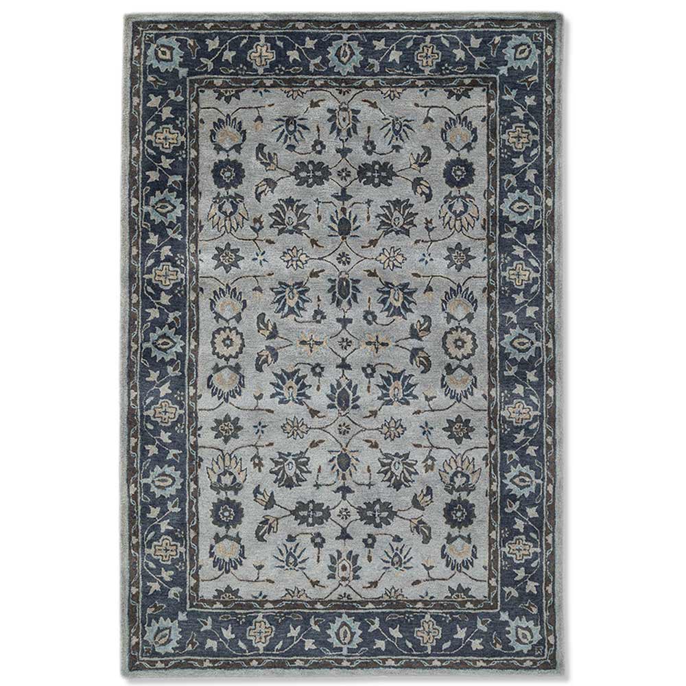 Mahal Blue Hand Tufted Woolen Rug