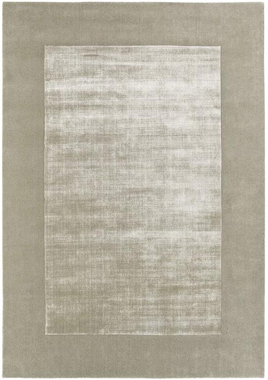 Border Vetiver Hand-Loomed Viscose Rug