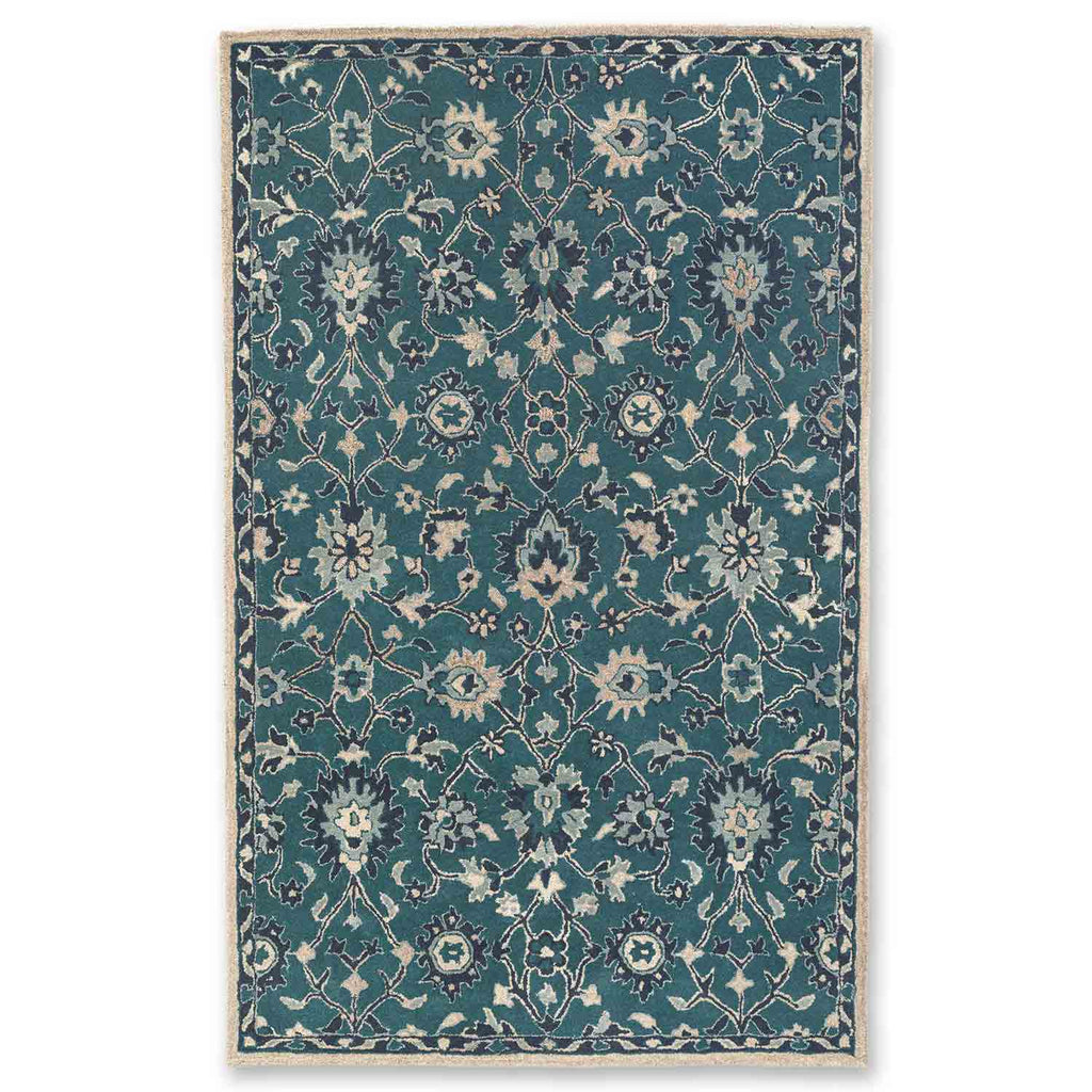 Caroline Green Hand Tufted Woolen Rug