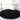 Black Handcrafted Round Solid Microfiber Plush Anti Skid Shaggy Carpet