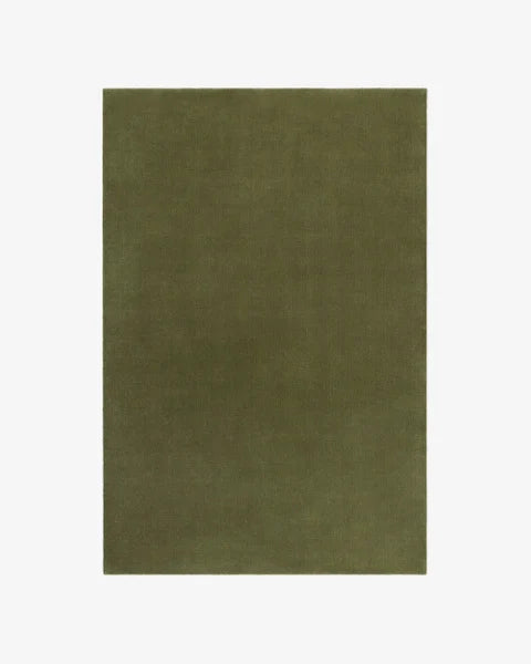 Olive Hand Tufted Woolen Rug