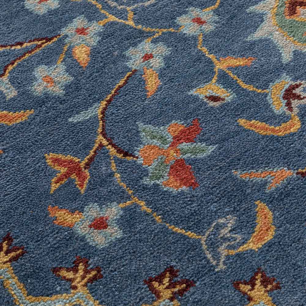 Anuradh Blue Hand Tufted Woolen Rug