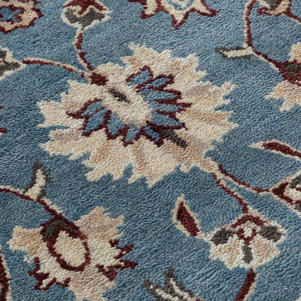 Rupali Blue Hand Tufted Woolen Rug