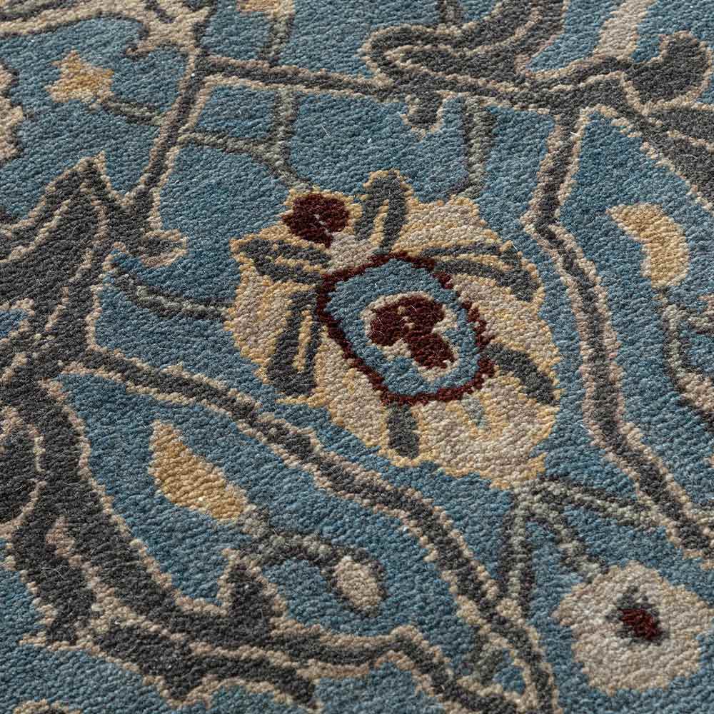 Eternity Blue Hand Tufted Woolen Rug