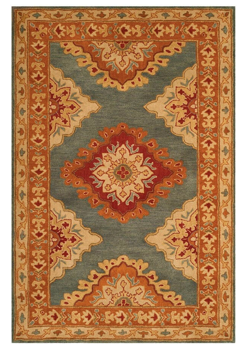 Multicolor Traditional Hand Tufted Woolen Rug