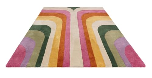 Multicolour Hand Tufted Wool Carpet