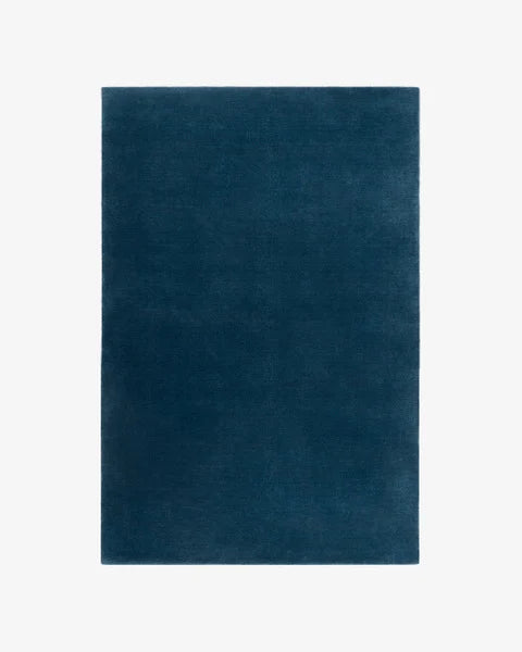 Blue Hand Tufted Woolen Rug