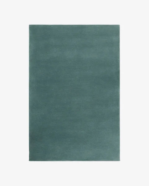 Pale Green Hand Tufted Woolen Rug