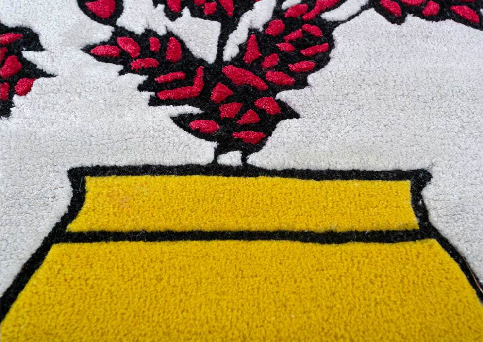 Dream Blue New Zealand Wool Hand Tufted Rug