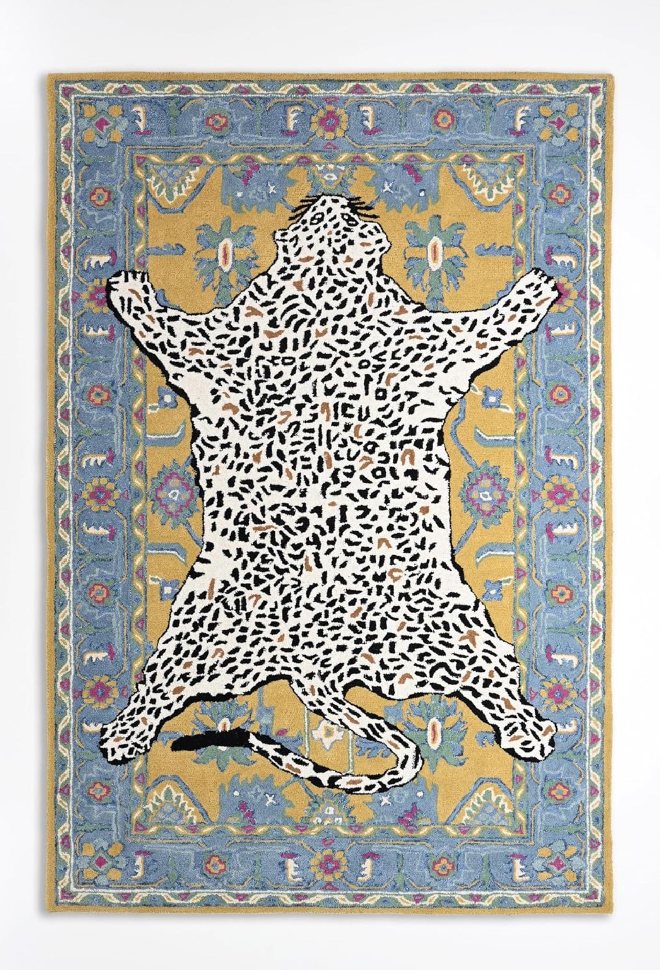 Multicolour Hand Tufted Wool Carpet