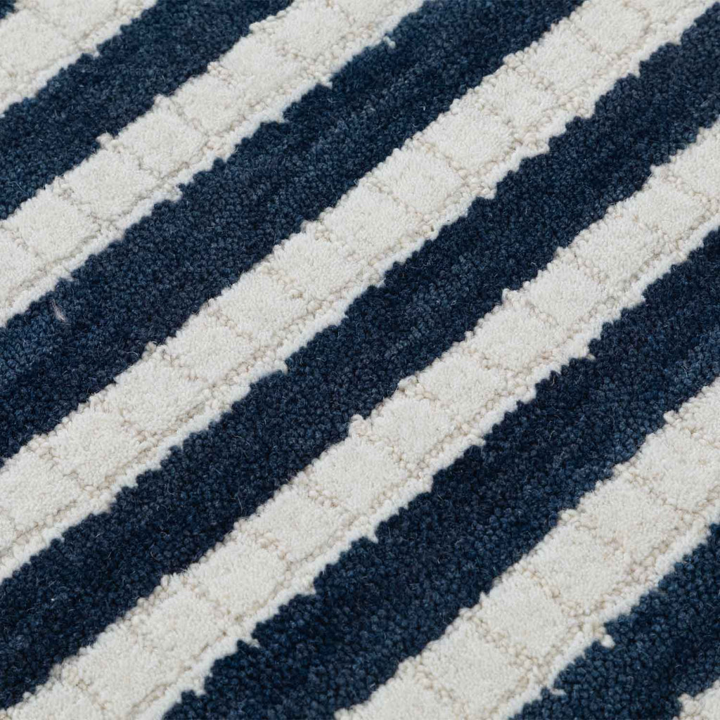 Kosey Blue Hand Tufted Woolen Rug