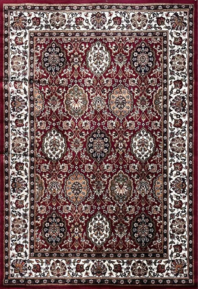 Red Persian Wool Traditional Carpet