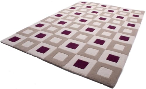 Multicolour Hand Tufted Wool Carpet