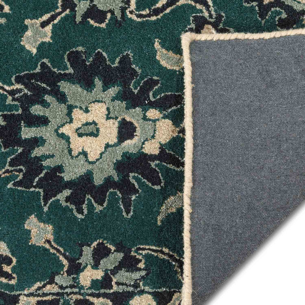 Caroline Green Hand Tufted Woolen Rug