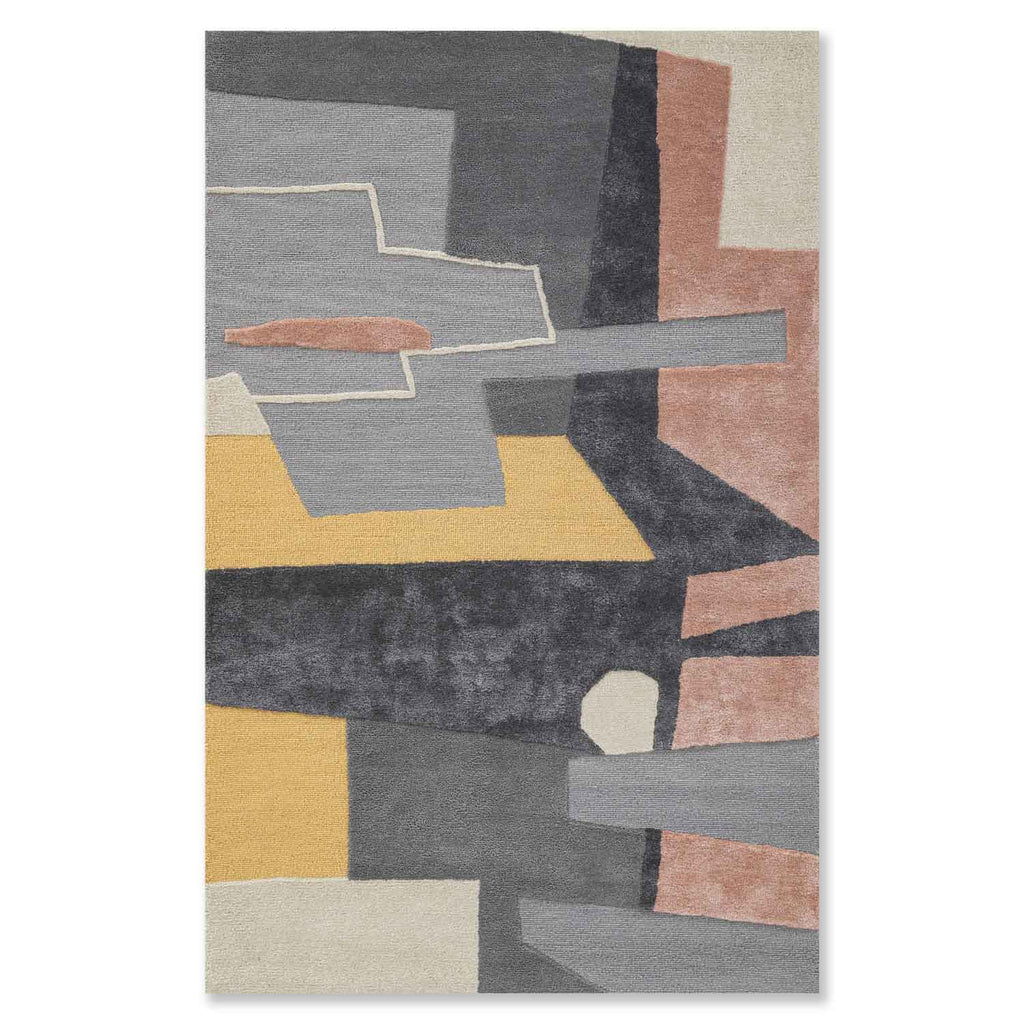 Multicolor Designer Hand Tufted Wool Designer Carpet