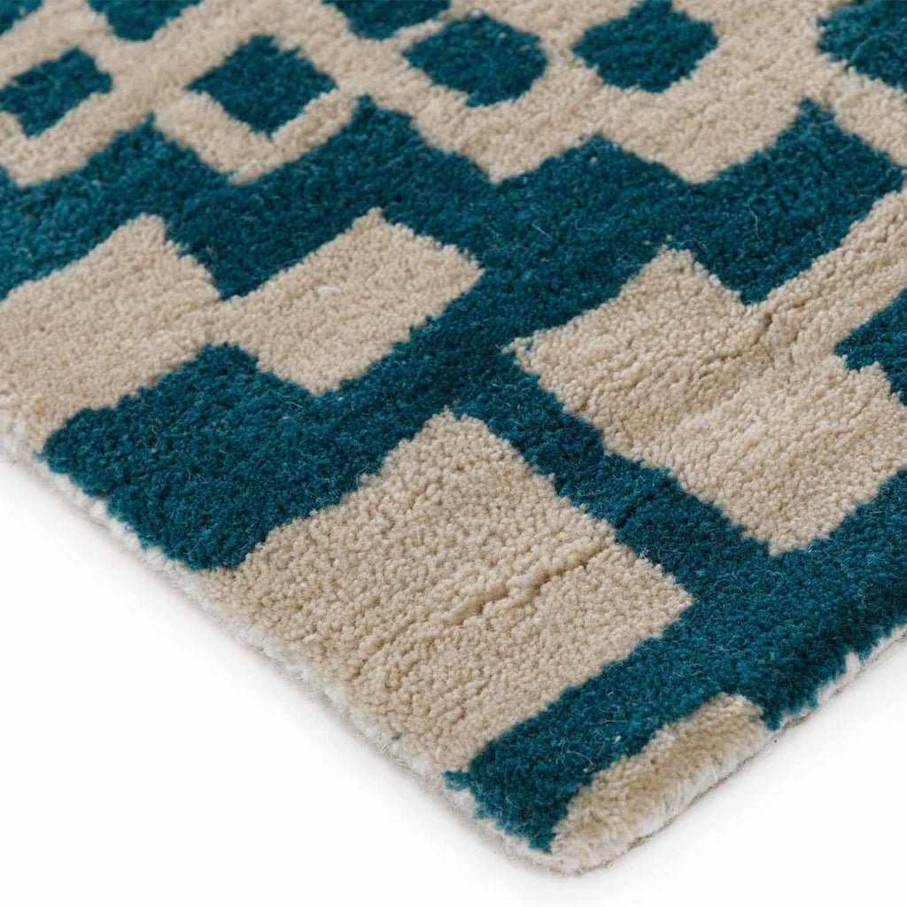 Bush Beige Hand Tufted Woolen Rug