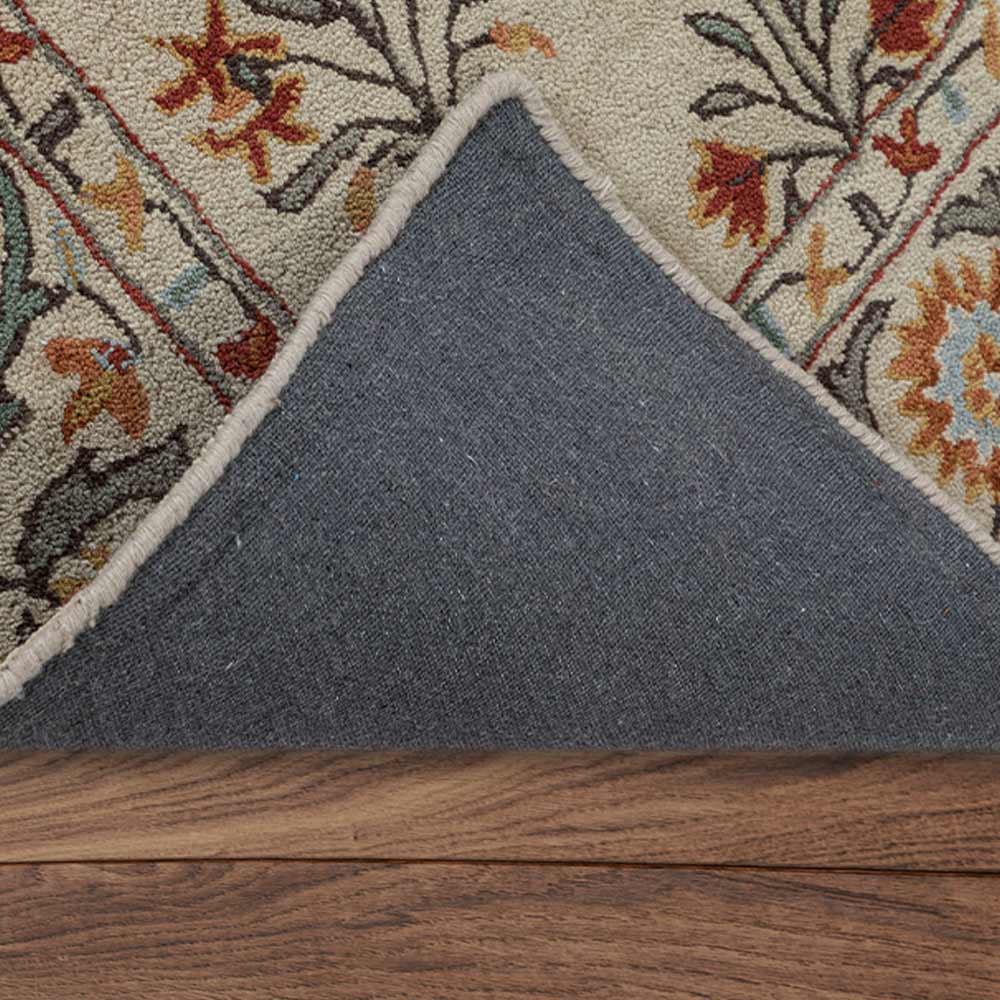 Suzani Beige Hand Tufted Woolen Rug