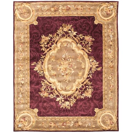 Maroon Persian Hand-Tufted Wool Carpet: Modern Design for Living Room, Bedroom, and Hall