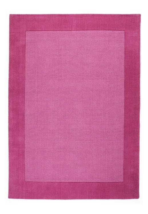 Pink Hand Tufted Wool Carpet