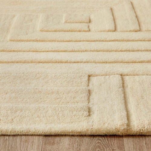 Cream Hand Tufted Wool Carpet