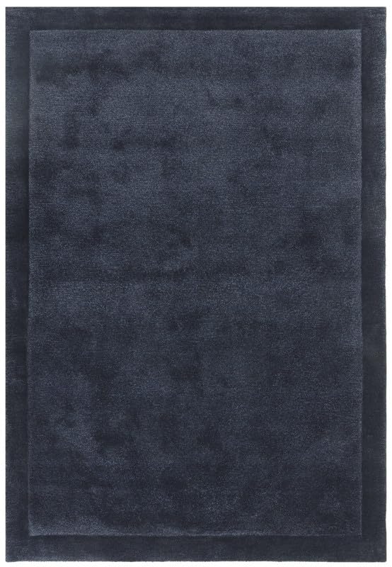 Blue Hand Tufted Wool Carpet