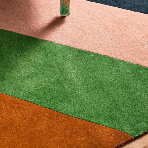 Multicolour Hand Tufted Wool Carpet