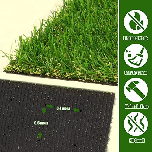 Artificial Grass - High Density Realistic Grass Carpet 50 mm Thick ( 4 ft Width)