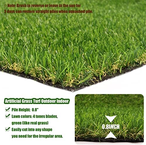 Artificial Grass - High Density Realistic Grass Carpet 50 mm Thick ( 4 ft Width)