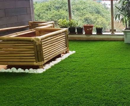 Artificial Grass - High Density Realistic Grass Carpet 25mm Thick ( 6.5 ft Width)