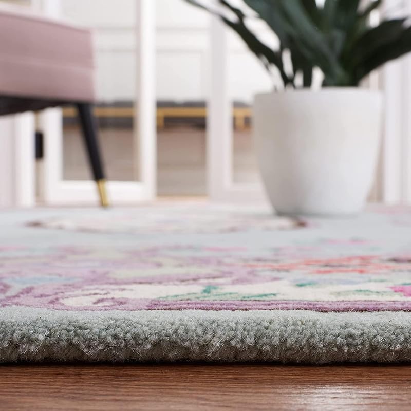 Multicolour Hand Tufted Wool Carpet