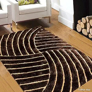 Handcrafted Microfiber Super Soft & Fluffy Anti Skid Shaggy Carpet