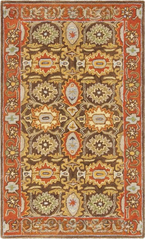 Multicolour Hand Tufted Wool Carpet