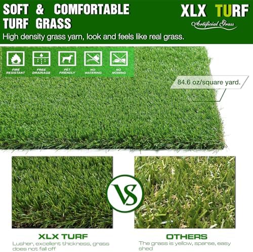 Artificial Grass - High Density Realistic Grass Carpet 35mm Thick ( 6.5 ft Width)