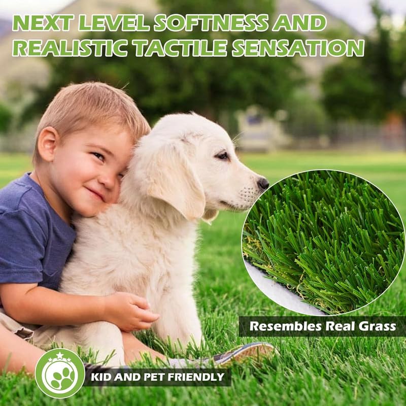 Artificial Grass - High Density Realistic Grass Carpet 25mm Thick ( 2.5 ft Width)