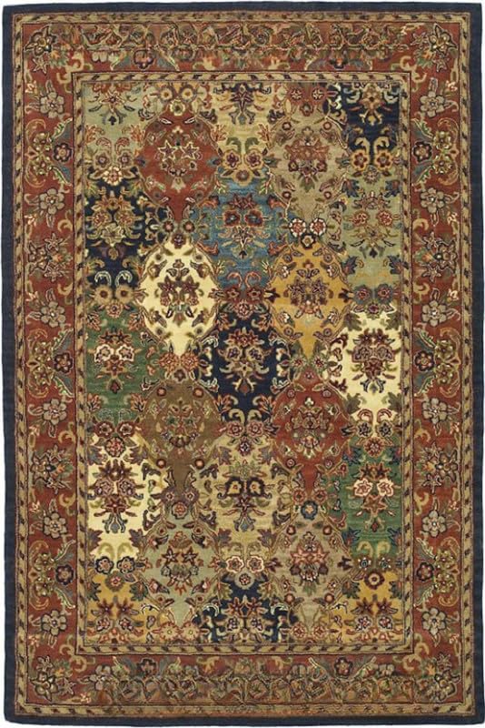 Multicolour Hand Tufted Wool Carpet