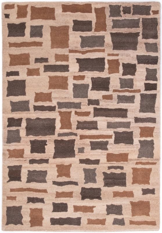 Multicolour Hand Tufted Wool Carpet