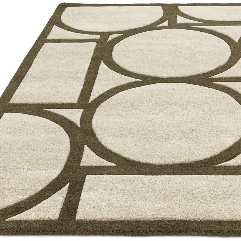 Beige Hand Tufted Wool Carpet