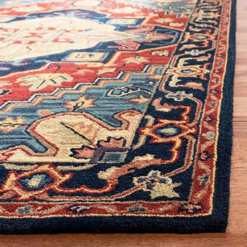 Multicolour Hand Tufted Wool Carpet