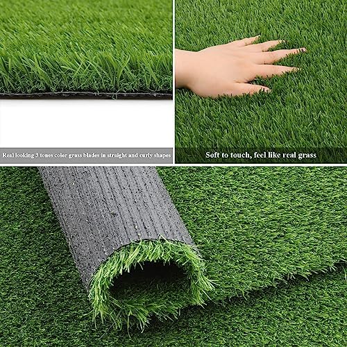 Artificial Grass - High Density Realistic Grass Carpet 40mm Thick ( 6.5 ft Width)