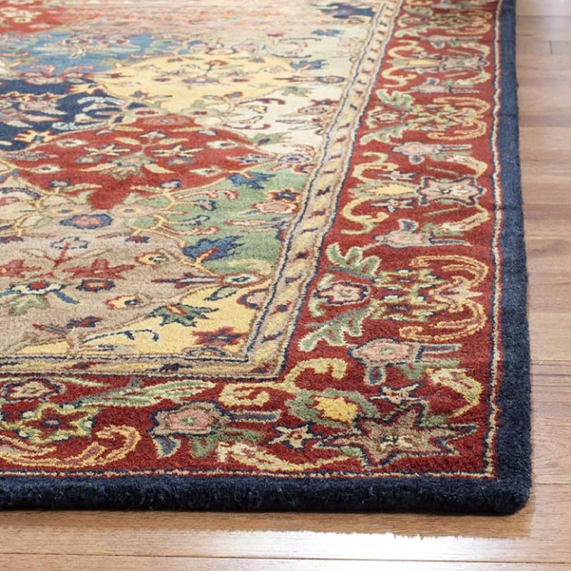 Multicolour Hand Tufted Wool Carpet